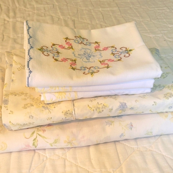 VINTAGE Full/Double Size 5pc Bedding Curation - Picture 13 of 13